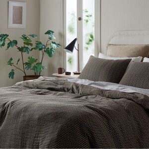 Parachute Dotted Gauze Duvet Cover and Shams - Queen - NWT